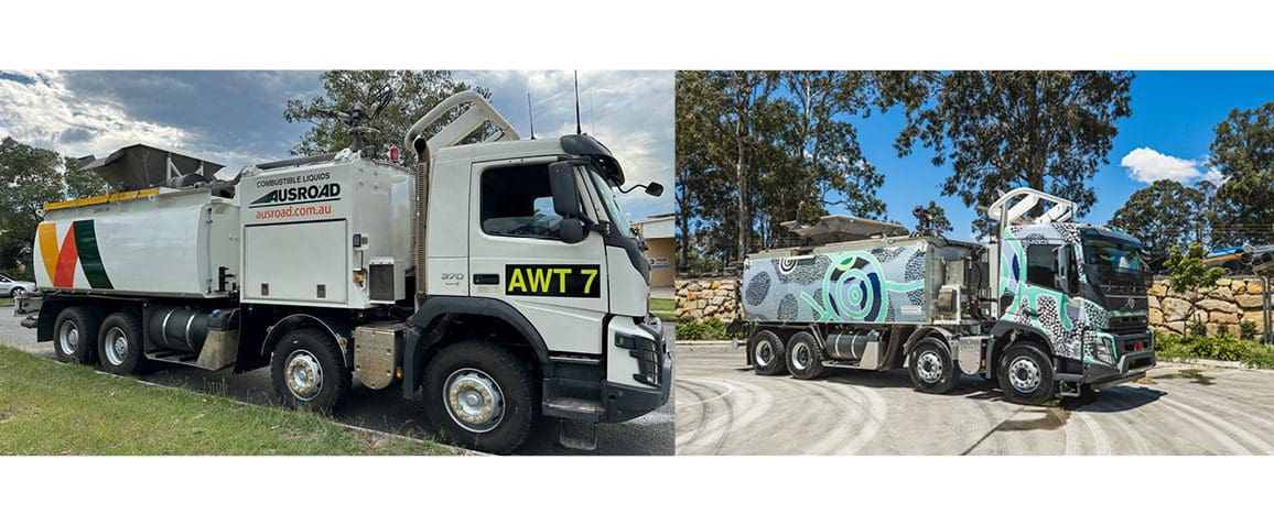 Support trucks Combined water/diesel truck